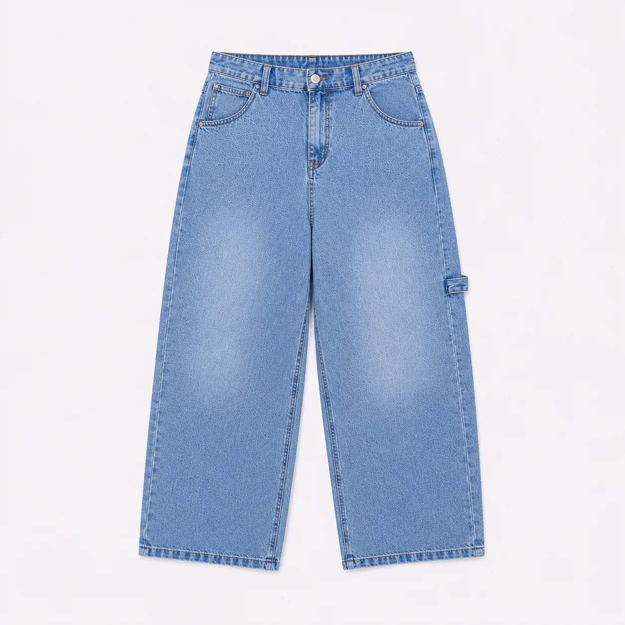 Jeans Baggy Calabea Bordado Hombre