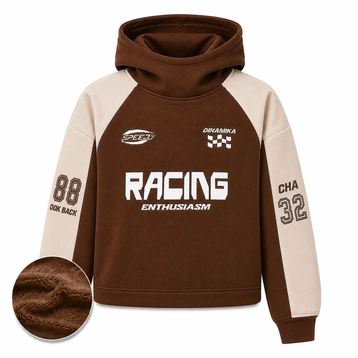 Pulover Top con Plush Racing Dama