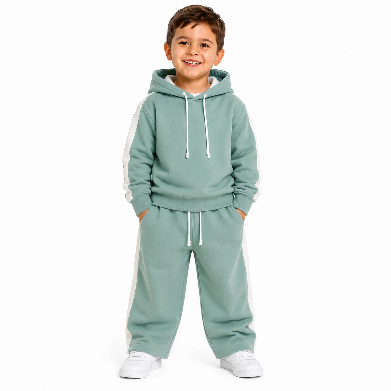 Conjunto Bicolor Puover,pantalon Bebe
