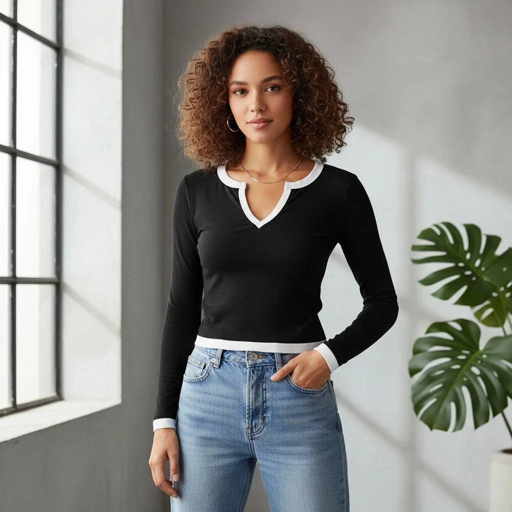 Remera Manga Larga Superpuesto Ivy Dama