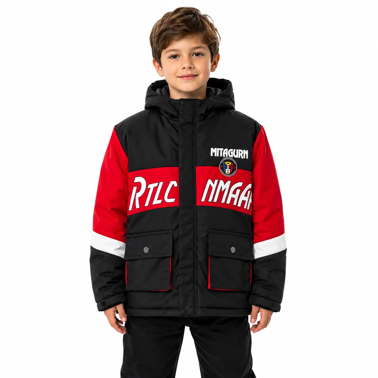 Campera Import Reversible Mltaaurm Luces Nene