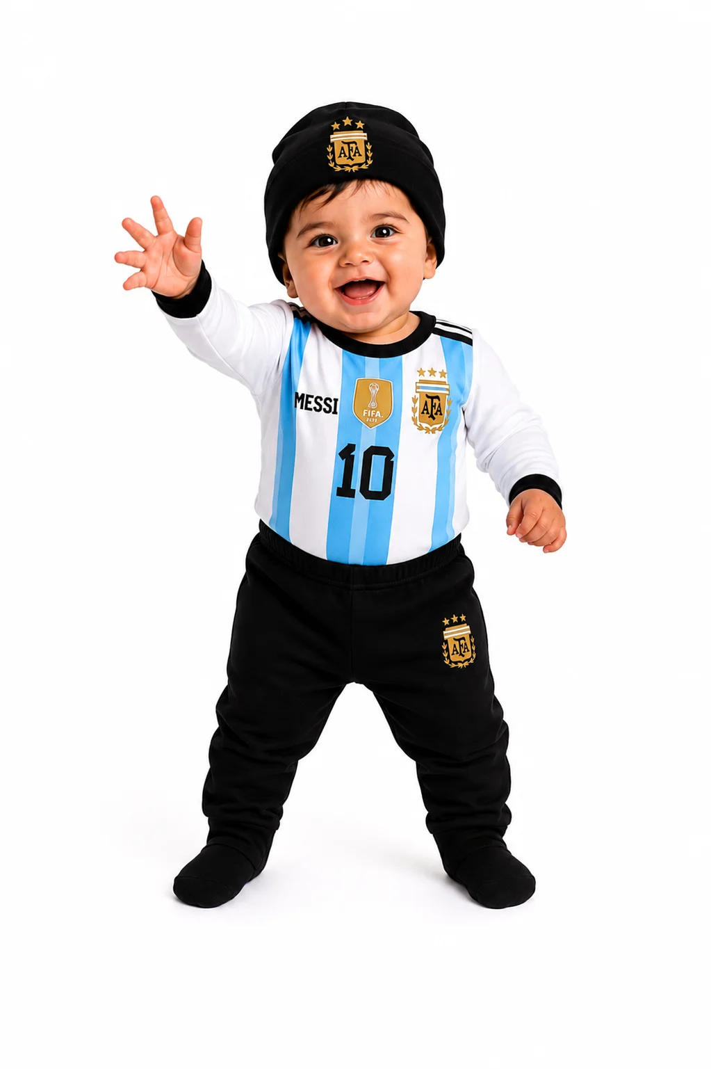 Conjunto Body, Pantalón y Gorro Argentina - Tasmy