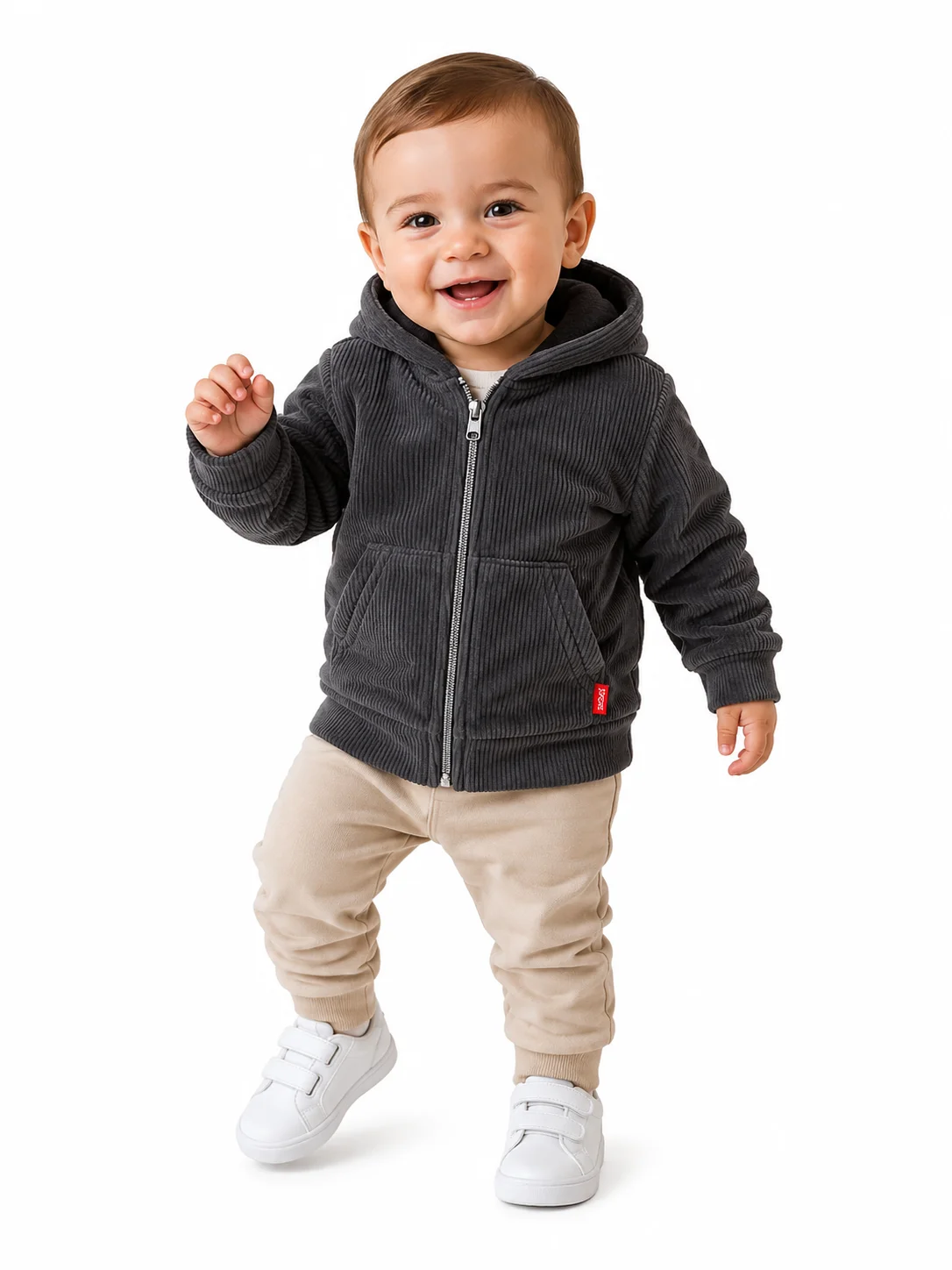Campera Corderoy con Piel - Tasmy