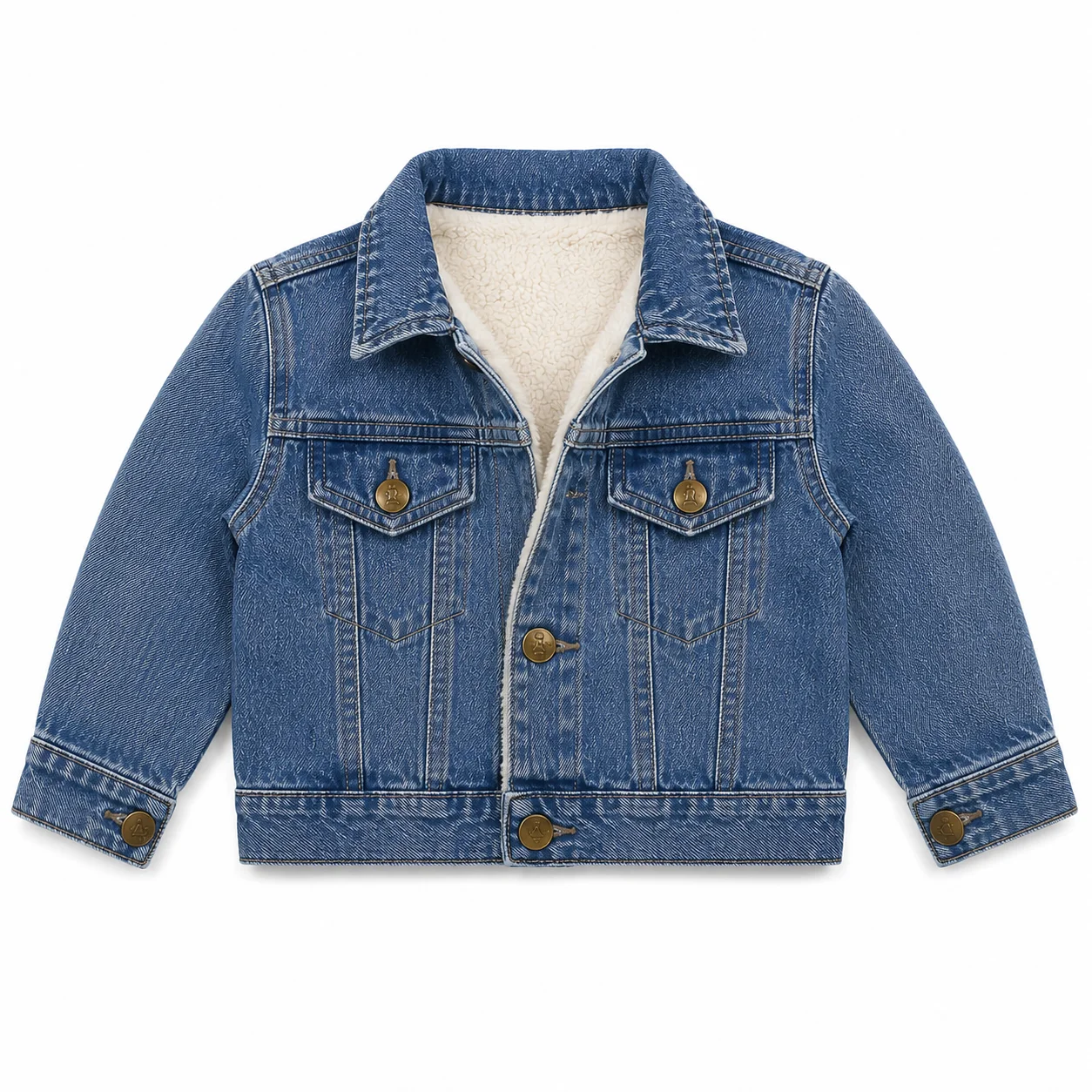 Campera Jeans con Corderito Bb Unisex
