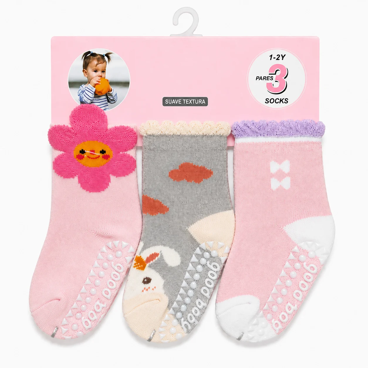Medias Termico Antideslizante por 3 Pares
