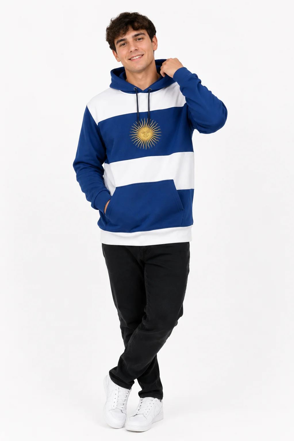 Polover Darlon con Capucha Sol de Mayo Hombre