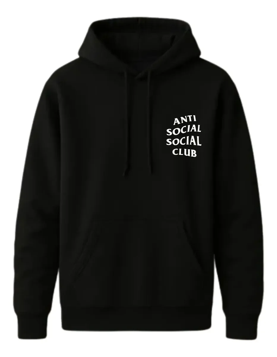 Buzo Pullover Frizado con Capucha Antisocial Club - Tasmy