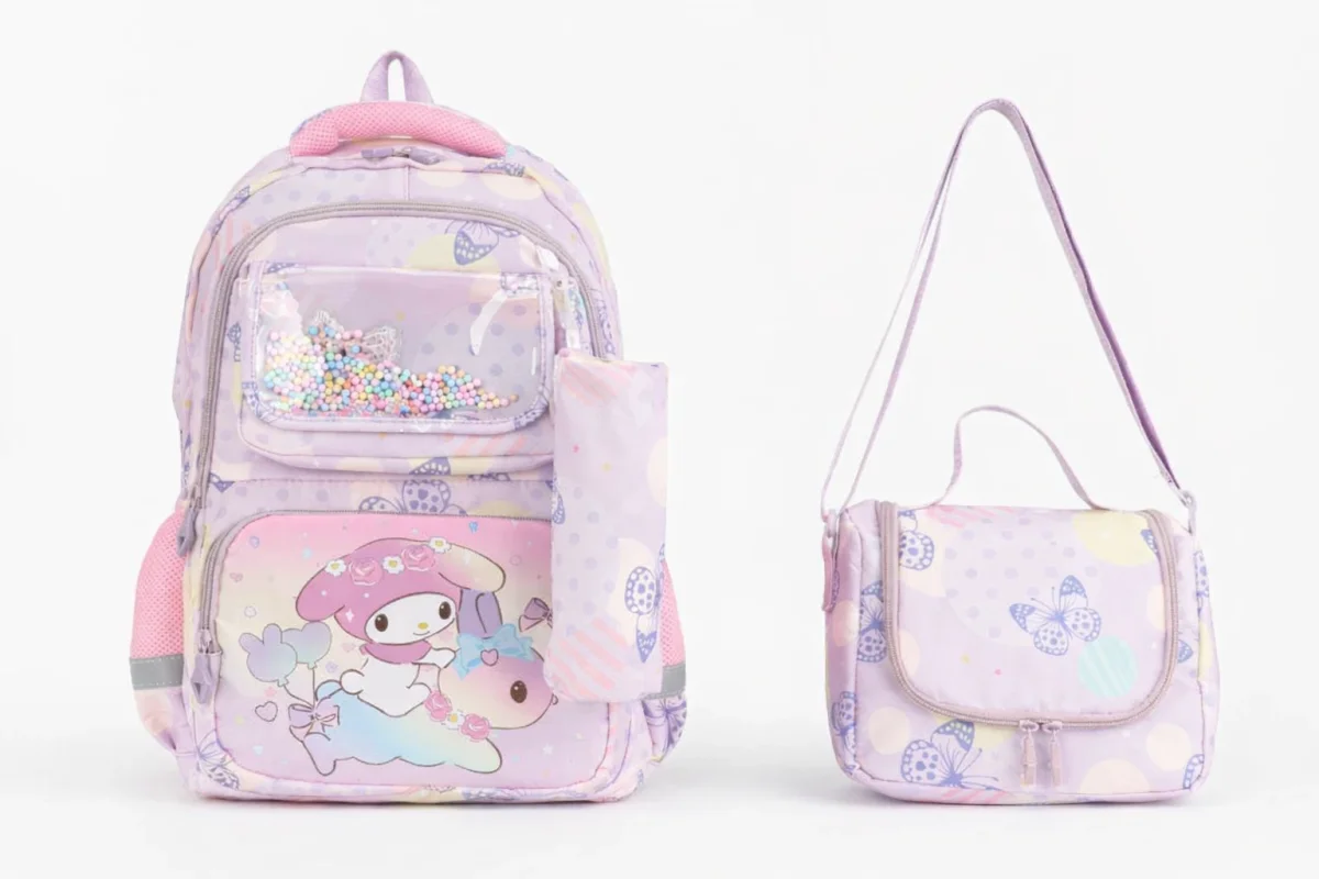Mochila Kuromy con Lonhera y Cartuchera - Tasmy