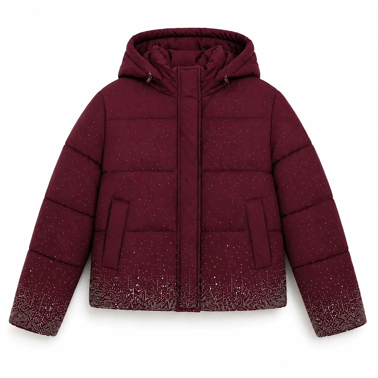 Campera con Brillo y Capucha Desmontable - Tasmy