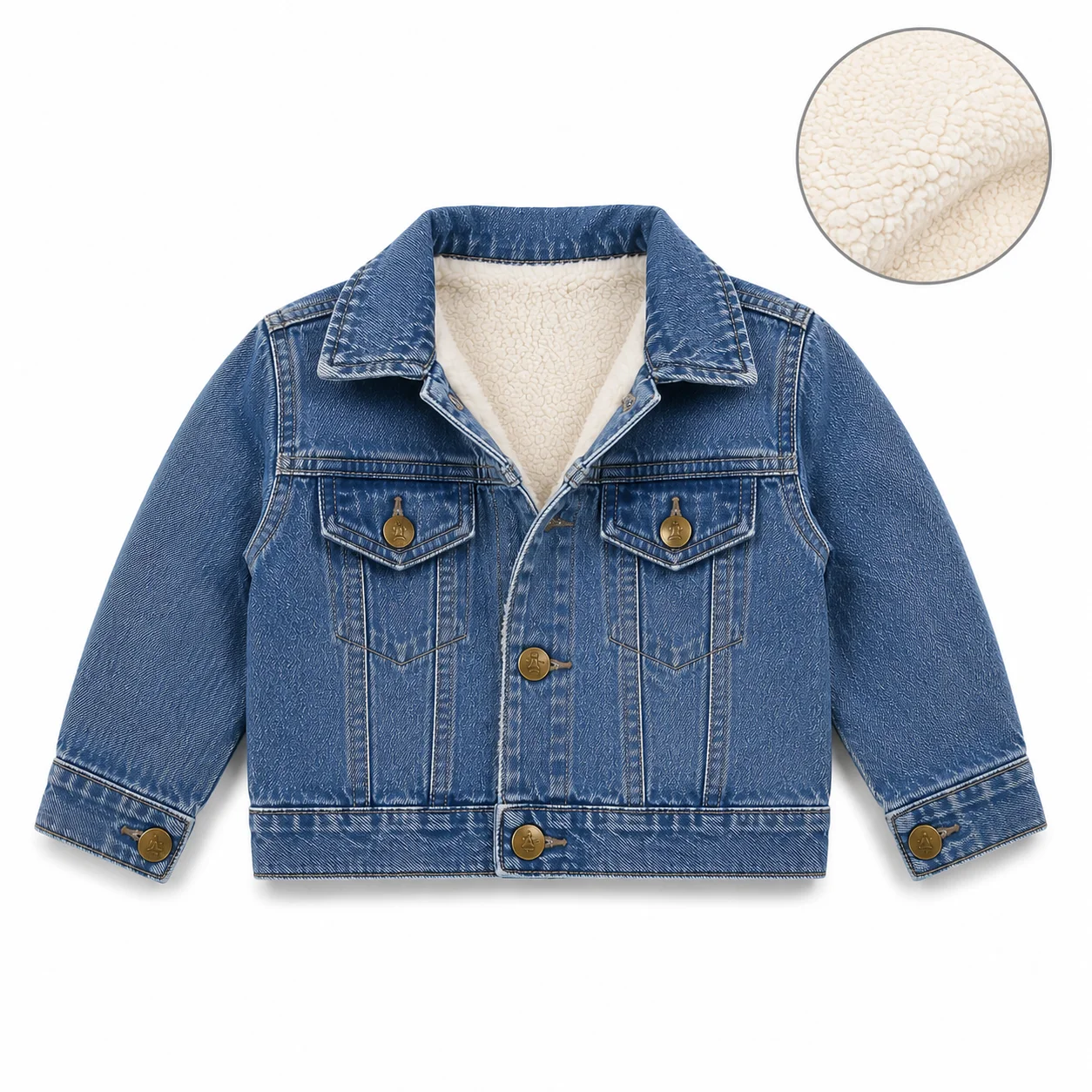 Campera Jeans con Corderito - Tasmy