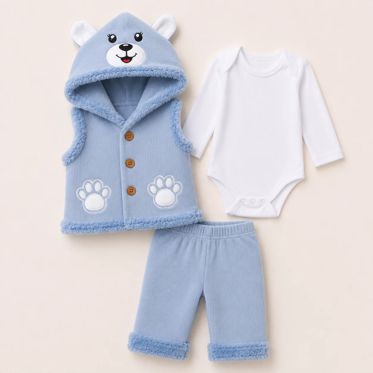 Conjunto Osito de 3 Piezas - Tasmy