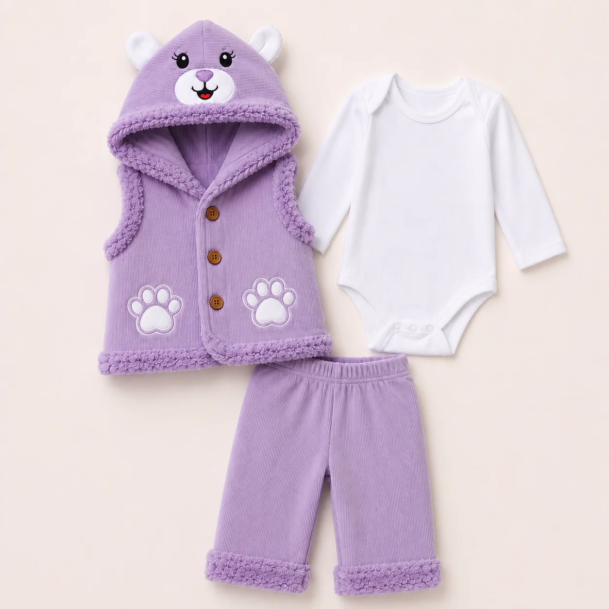 Conjunto Osito de 3 Piezas - Tasmy