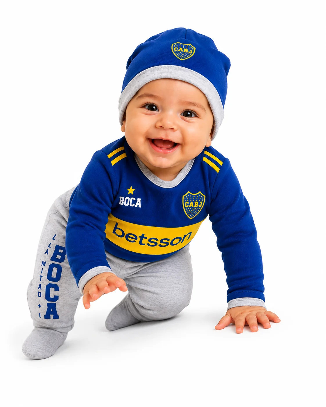 Conjunto Boca Body, Pantalón y Gorro - Tasmy