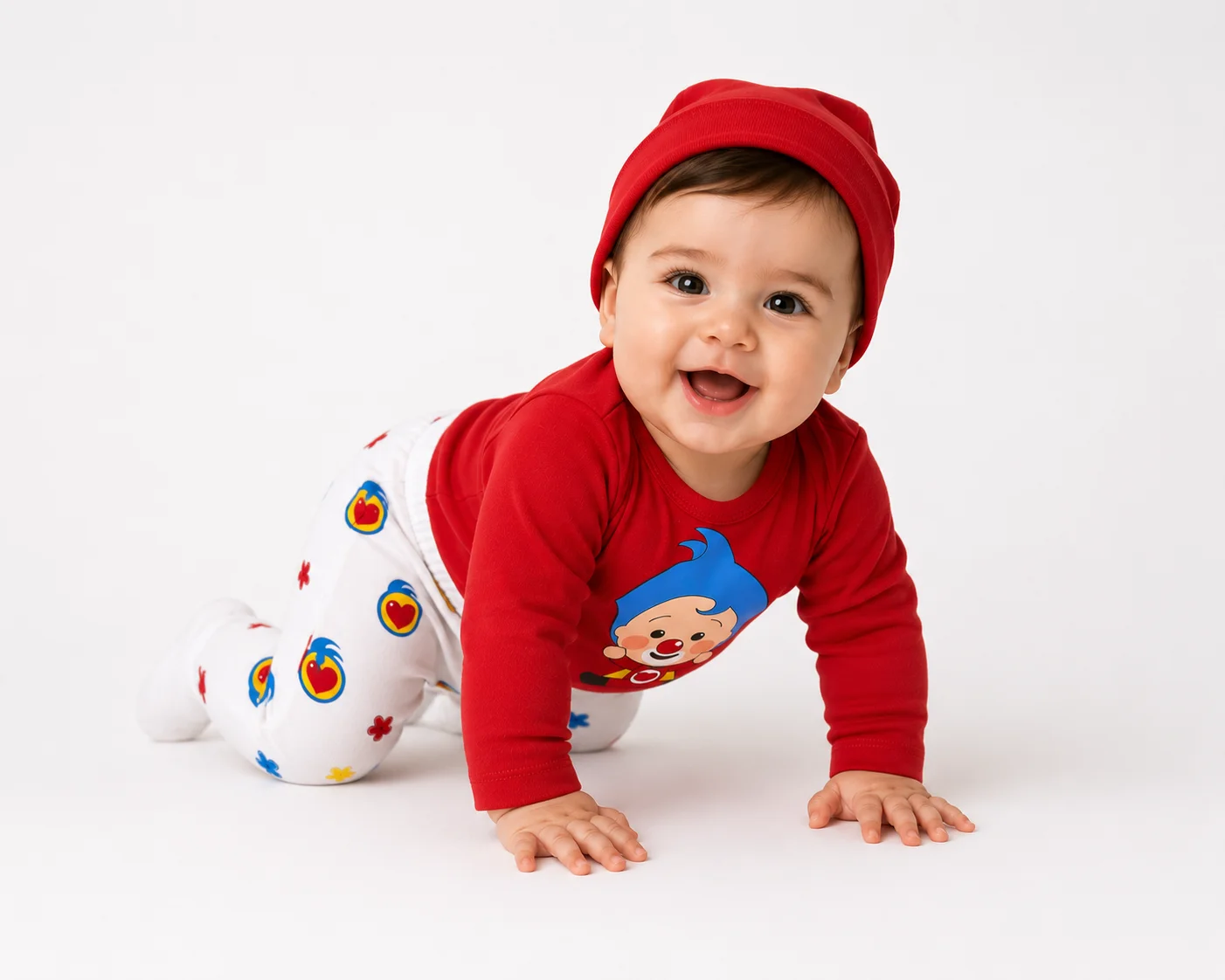 Conjunto Body, Pantalón y Gorra Bebé - Tasmy