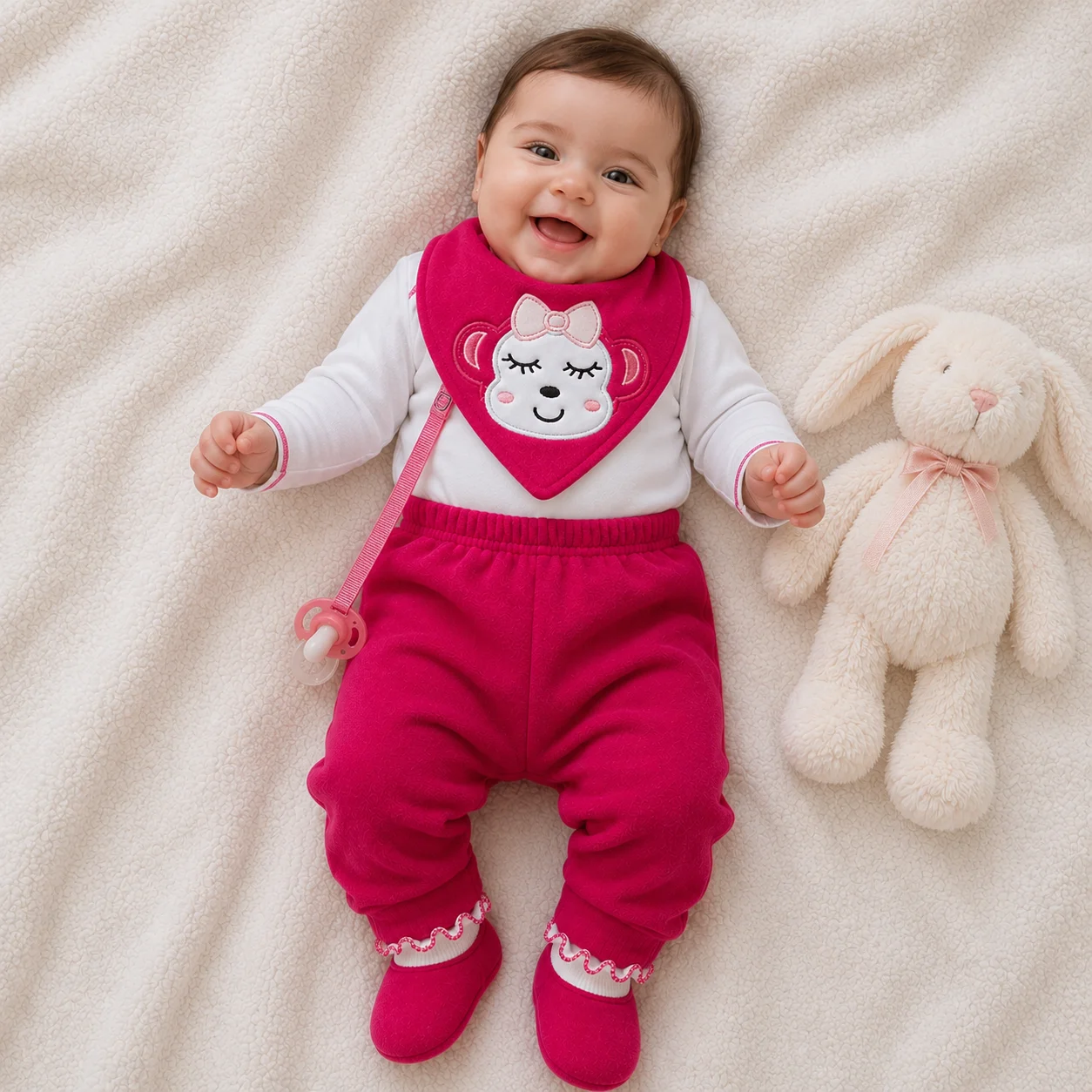 Blanco/Fucsia