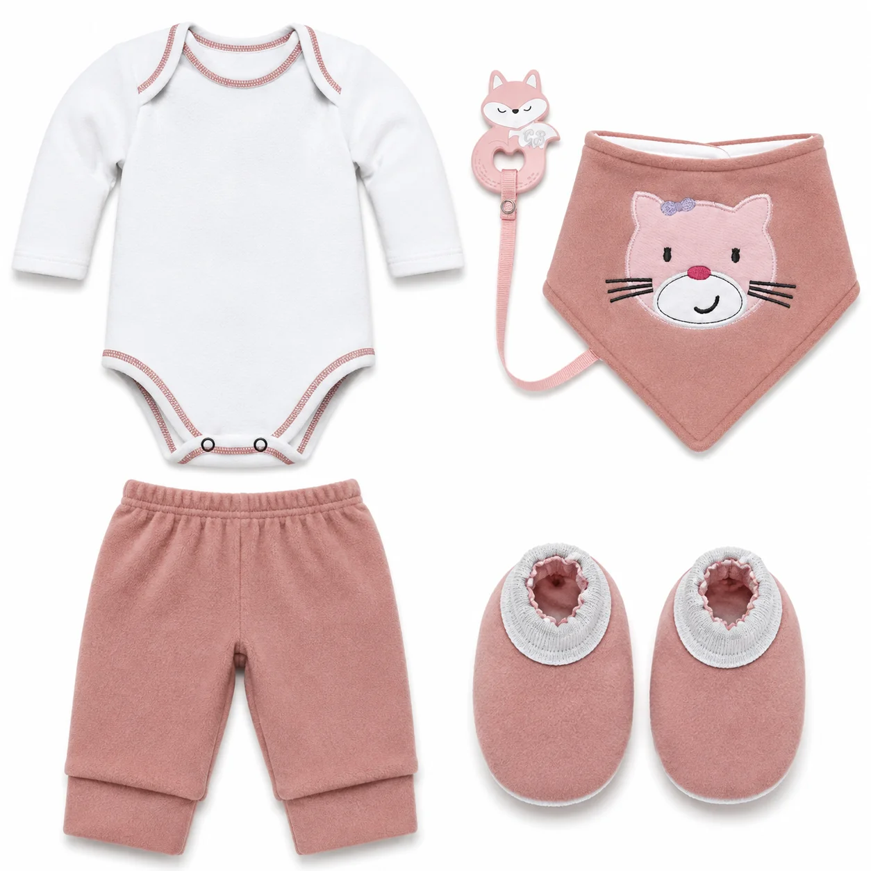 Conjunto Body, Pantalón y Zapatitos con Piel - Tasmy