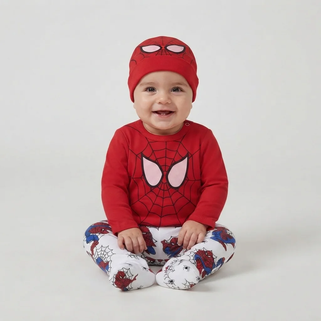 Conjunto Spiderman Bebe color Rojo/Azul - Tasmy