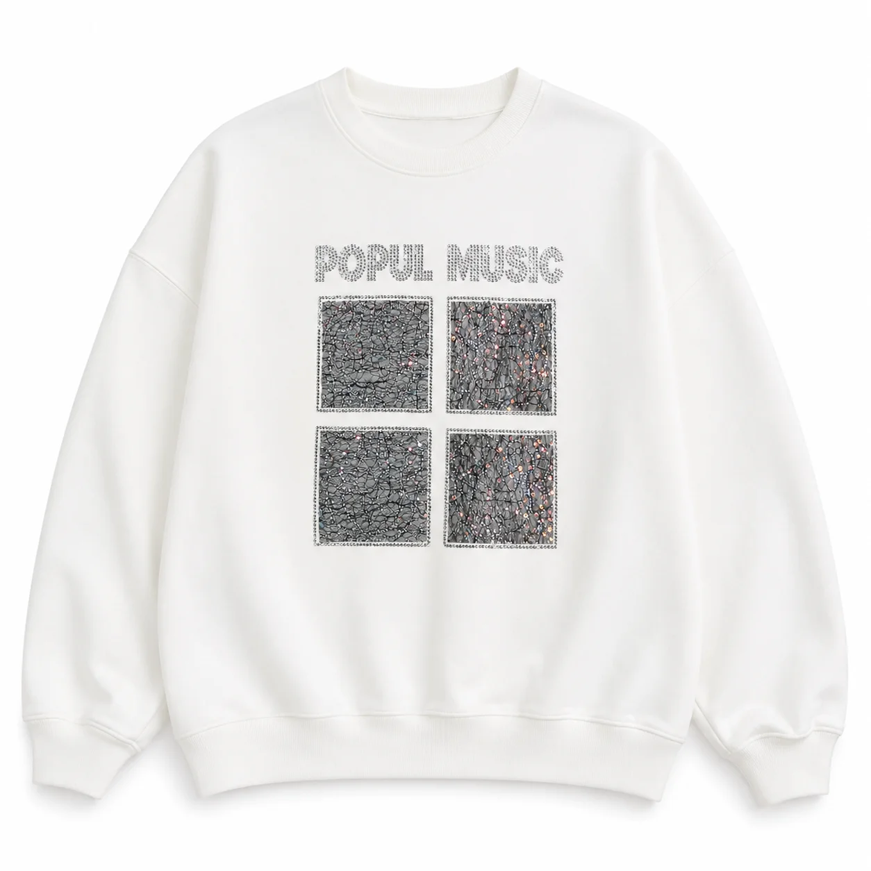 Pulover Frizado Cuello Redondo Brillo - Tasmy