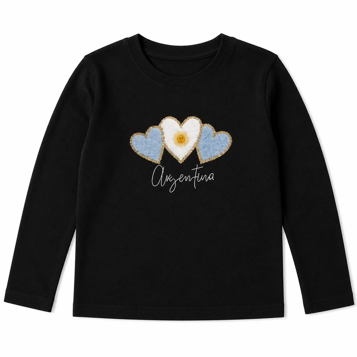Remera Manga Larga Corazón - Tasmy