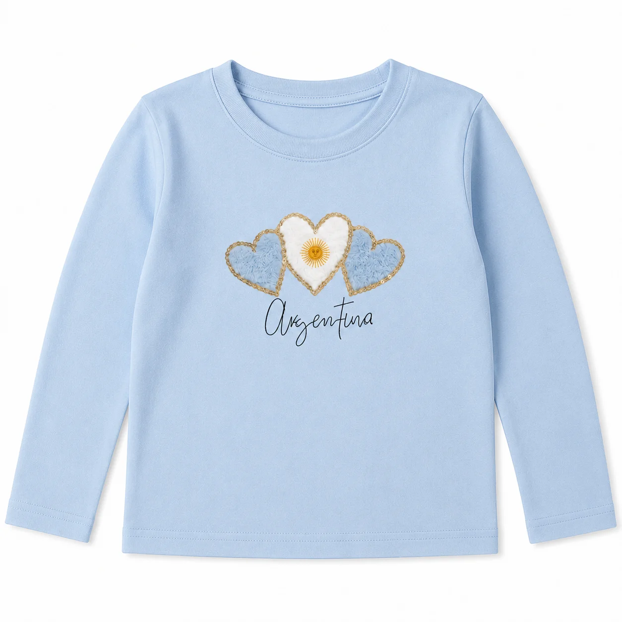 Remera Manga Larga Corazón - Tasmy