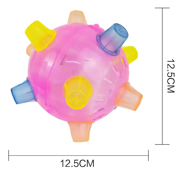 Juguete Para Perro Con Salto Para Perro Con Sonido Y Luz Led