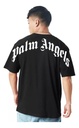 Remera Palm Angels Oversized  El Toque Perfecto Para Tu Look Negro Palm Angeles L Estampa Localizada