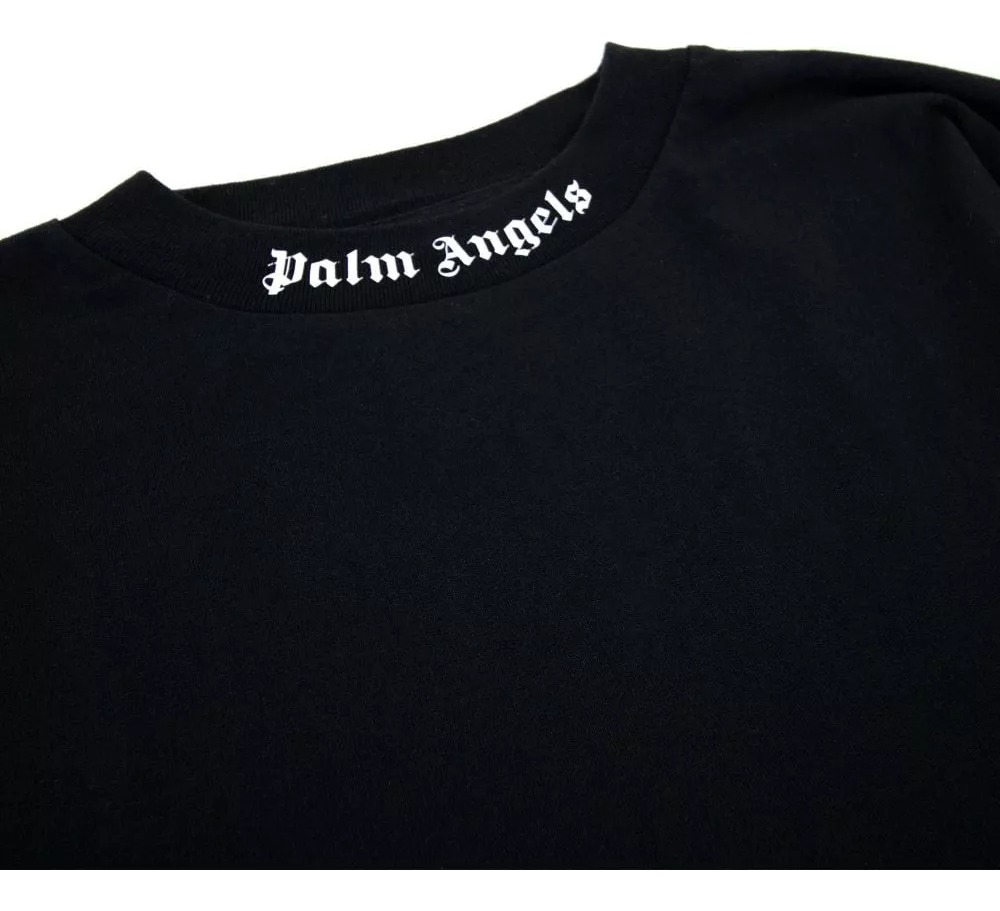 Remera Palm Angels Oversized  El Toque Perfecto Para Tu Look Negro Palm Angeles L Estampa Localizada