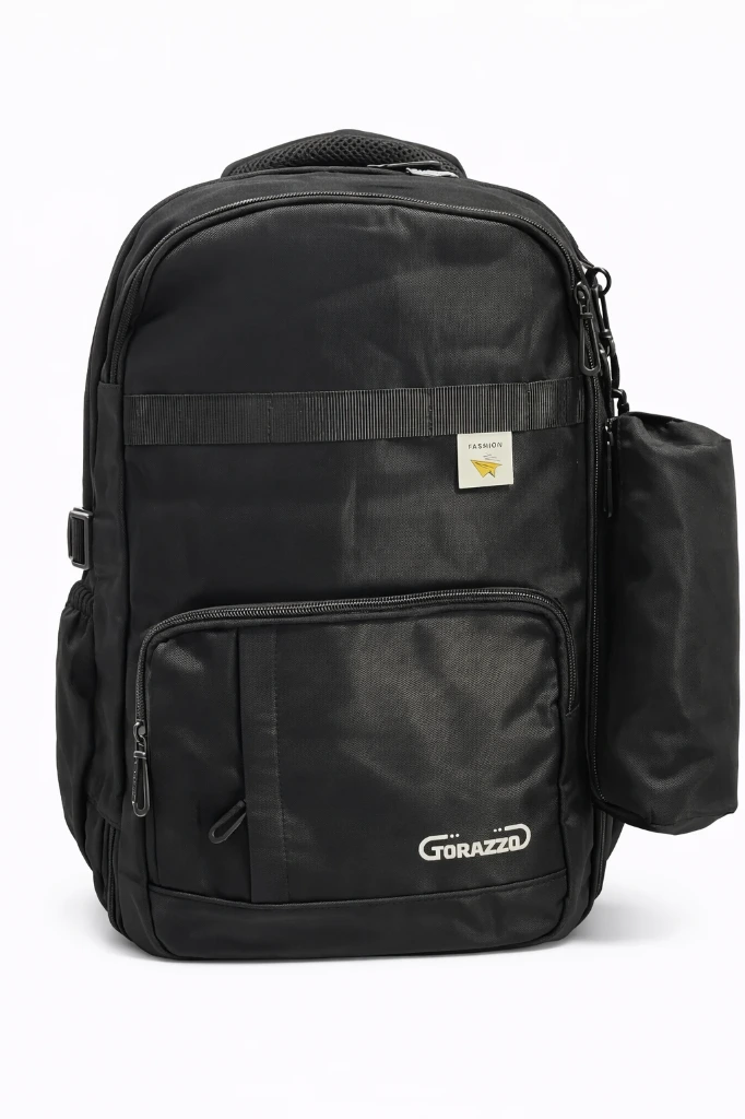 MOCHILA 5 CIERRES C/SEPARADOR Y CARTUCHERA REFORZADO