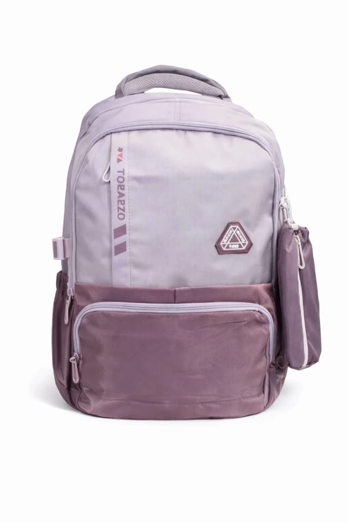 Mochila 5 cierres c/reductor costados y cartuchera 