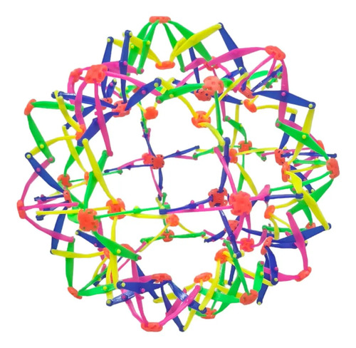Lote X 15 Pelota Mágic+luz Se Expande Con Puntas Extensibles
