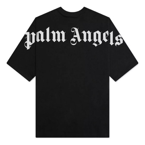 Remera Palm Angels Oversized  El Toque Perfecto Para Tu Look Negro Palm Angeles M Estampa Localizada